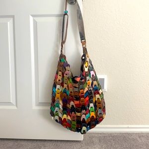 Jesslyn Blake purse—made with recycled leather